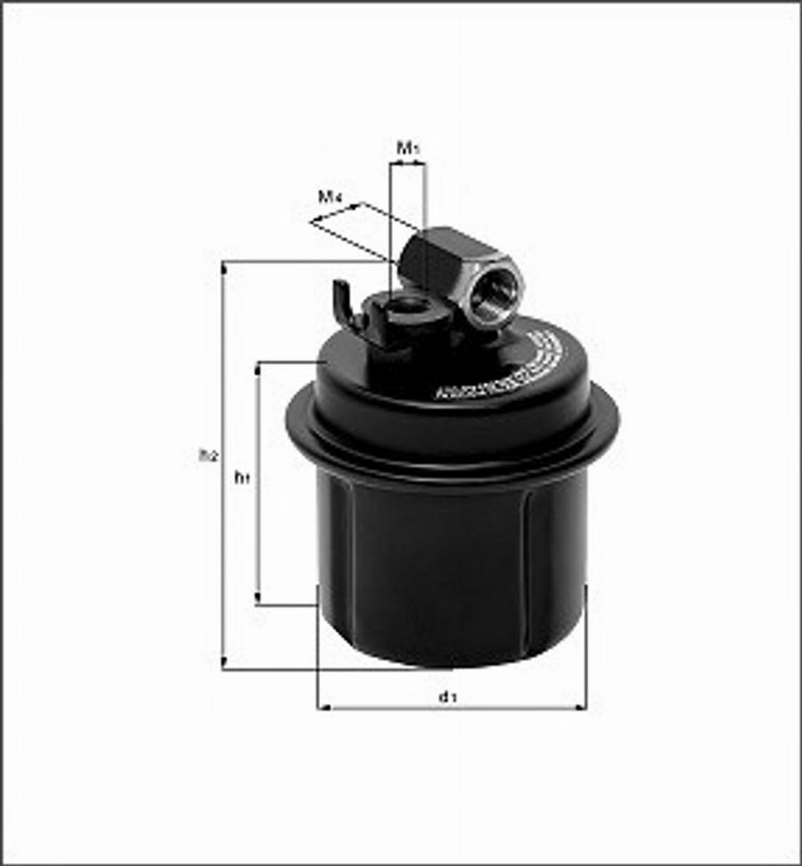 Magneti Marelli 154098617330 - Filtre à carburant cwaw.fr