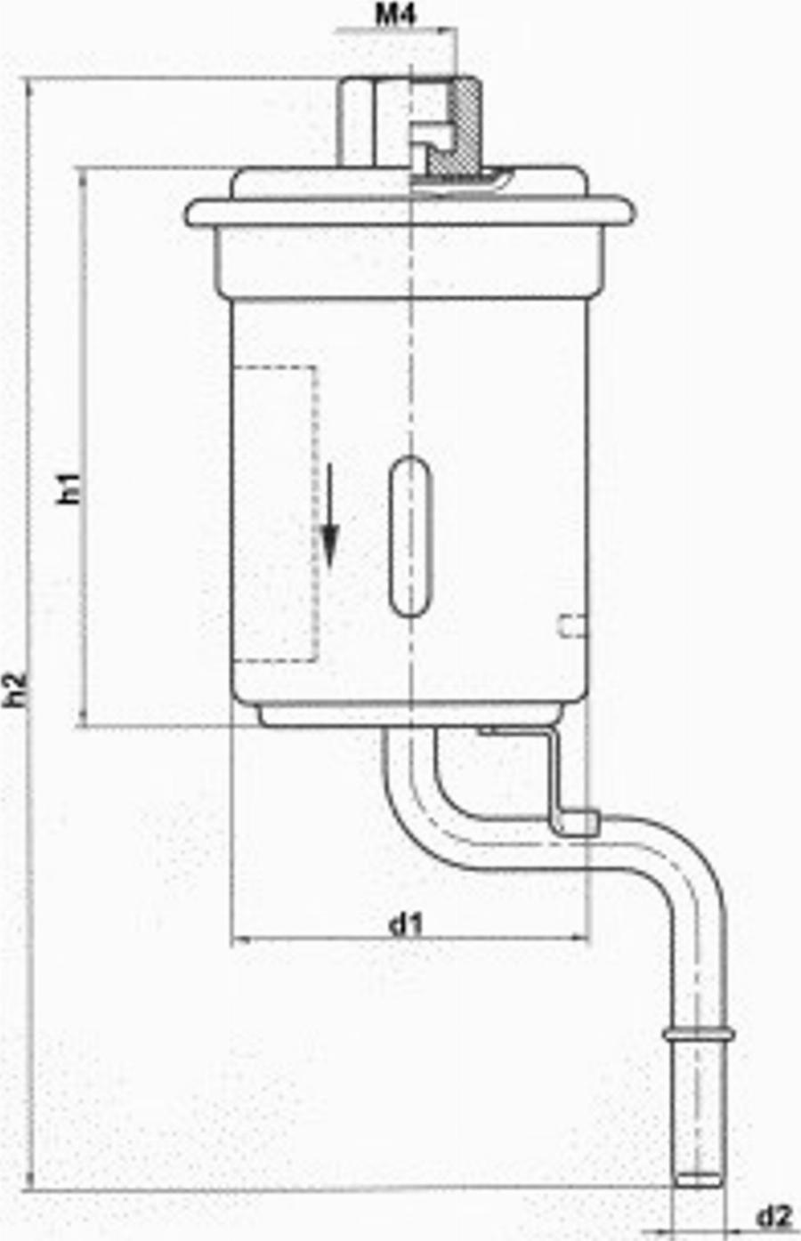 Magneti Marelli 154065445480 - Filtre à carburant cwaw.fr