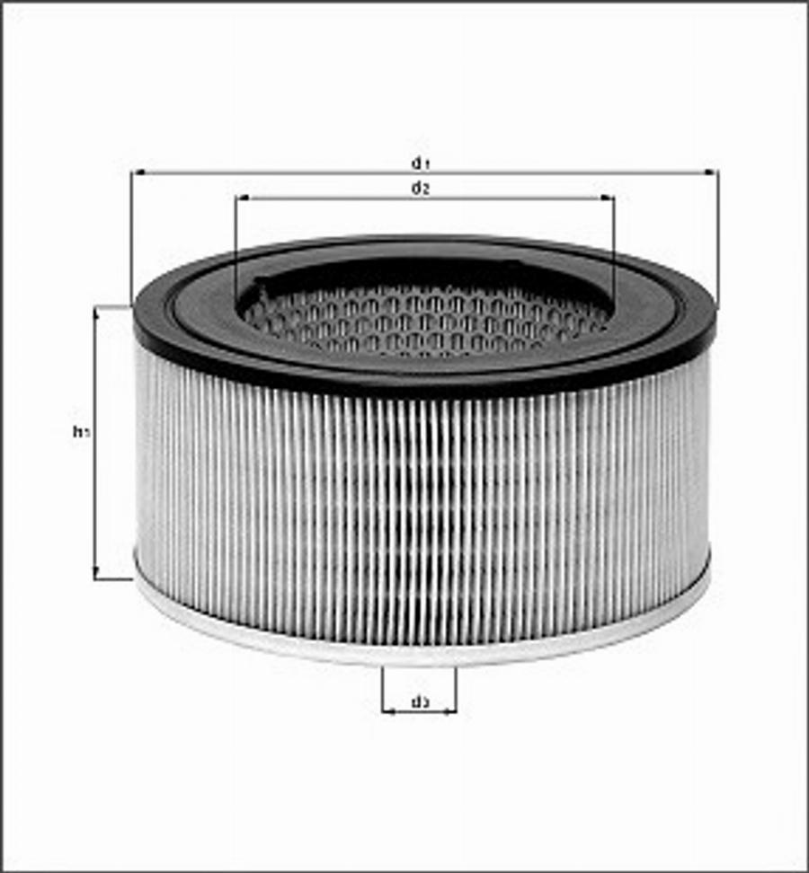 Magneti Marelli 154084455380 - Filtre à air cwaw.fr