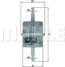 Magneti Marelli 154087186030 - Filtre à carburant cwaw.fr