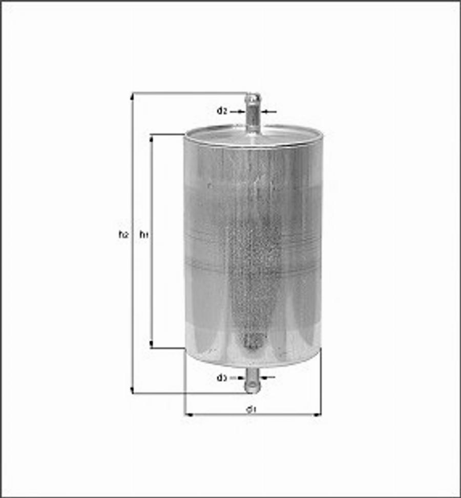 Magneti Marelli 154087282630 - Filtre à carburant cwaw.fr