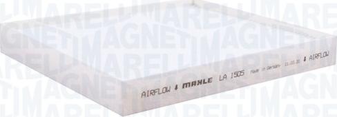 Magneti Marelli 154072489282 - Filtre, air de l'habitacle cwaw.fr