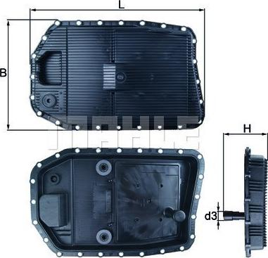 Magneti Marelli 154072438180 - Filtre hydraulique, boîte automatique cwaw.fr