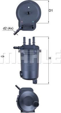 Magneti Marelli 154703850570 - Filtre à carburant cwaw.fr