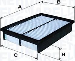 Magneti Marelli 153071762525 - Filtre à air cwaw.fr