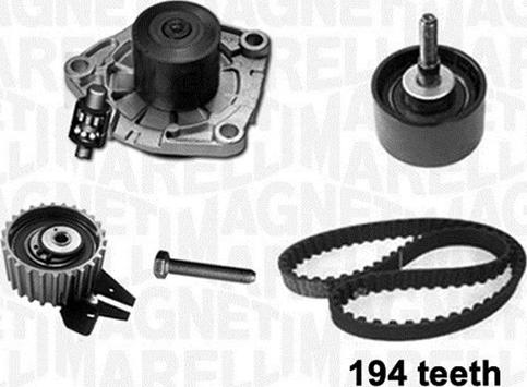 Magneti Marelli 341404050001 - Pompe à eau + kit de courroie de distribution cwaw.fr