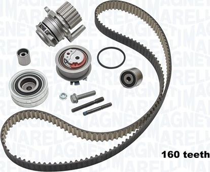 Magneti Marelli 341404080001 - Pompe à eau + kit de courroie de distribution cwaw.fr