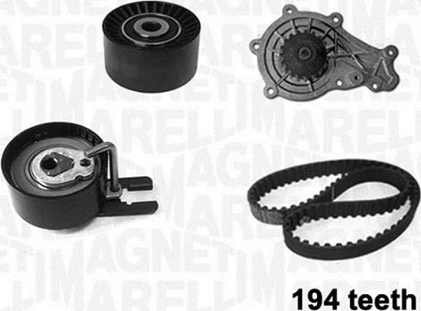 Magneti Marelli 341404030001 - Pompe à eau + kit de courroie de distribution cwaw.fr