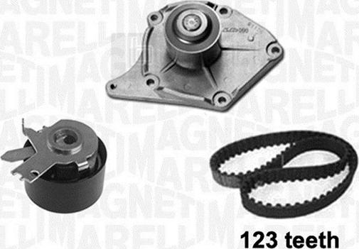 Magneti Marelli 341404170001 - Pompe à eau + kit de courroie de distribution cwaw.fr