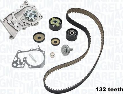 Magneti Marelli 341404710002 - Pompe à eau + kit de courroie de distribution cwaw.fr