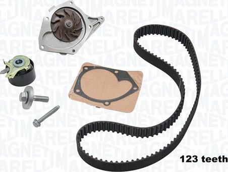 Magneti Marelli 341404730002 - Pompe à eau + kit de courroie de distribution cwaw.fr