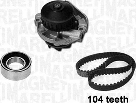 Magneti Marelli 341405660001 - Pompe à eau + kit de courroie de distribution cwaw.fr