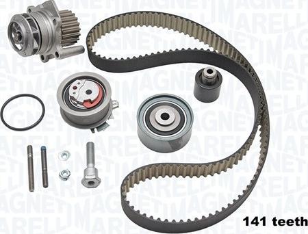 Magneti Marelli 341405860001 - Pompe à eau + kit de courroie de distribution cwaw.fr