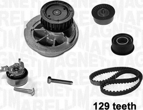 Magneti Marelli 341405720003 - Pompe à eau + kit de courroie de distribution cwaw.fr