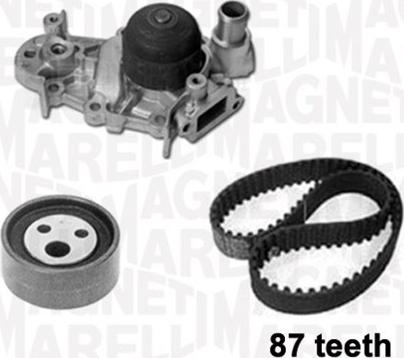 Magneti Marelli 341401470001 - Pompe à eau + kit de courroie de distribution cwaw.fr