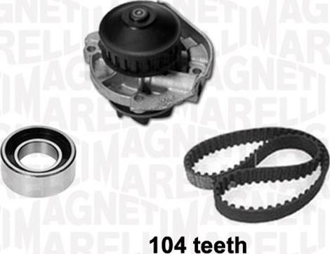 Magneti Marelli 341401580001 - Pompe à eau + kit de courroie de distribution cwaw.fr