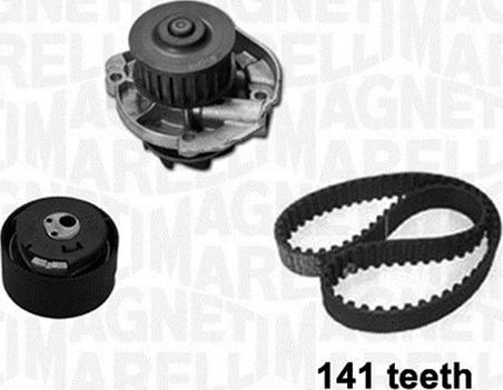 Magneti Marelli 341401860001 - Pompe à eau + kit de courroie de distribution cwaw.fr