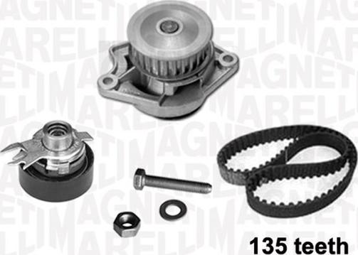 Magneti Marelli 341401370002 - Pompe à eau + kit de courroie de distribution cwaw.fr