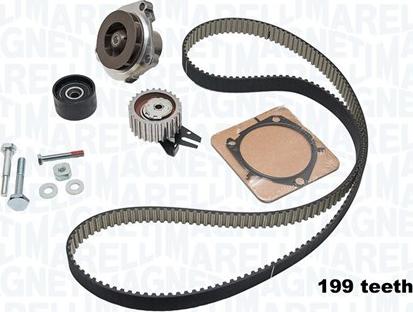 Magneti Marelli 341403440001 - Pompe à eau + kit de courroie de distribution cwaw.fr