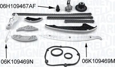 Magneti Marelli 341500001190 - Kit de distribution par chaîne cwaw.fr