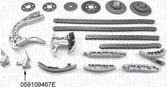 Magneti Marelli 341500001180 - Kit de distribution par chaîne cwaw.fr