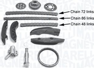 Magneti Marelli 341500001390 - Kit de distribution par chaîne cwaw.fr