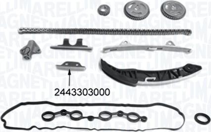 Magneti Marelli 341500001350 - Kit de distribution par chaîne cwaw.fr