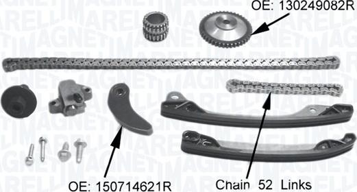 Magneti Marelli 341500001360 - Kit de distribution par chaîne cwaw.fr