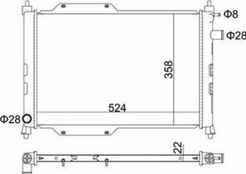 Magneti Marelli 359000391690 - Radiateur, refroidissement du moteur cwaw.fr