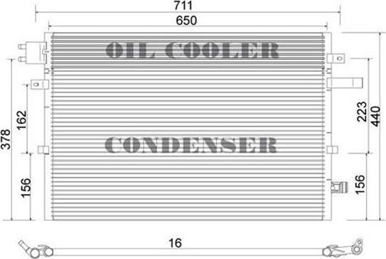 Magneti Marelli 359003220670 - Condensateur, climatisation cwaw.fr