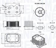 Magneti Marelli 350300000900 - Radiateur d'huile cwaw.fr