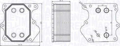 Magneti Marelli 350300000500 - Radiateur d'huile cwaw.fr