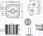 Magneti Marelli 350300003500 - Radiateur d'huile cwaw.fr