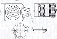 Magneti Marelli 350300003200 - Radiateur d'huile cwaw.fr