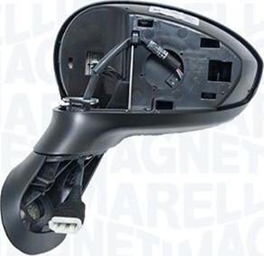 Magneti Marelli 350314027190 - Rétroviseur extérieur cwaw.fr