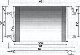 Magneti Marelli 350203910000 - Condensateur, climatisation cwaw.fr