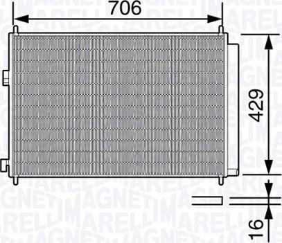 Magneti Marelli 350203690000 - Condensateur, climatisation cwaw.fr