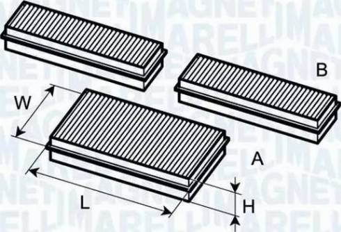 Magneti Marelli 350203061780 - Filtre, air de l'habitacle cwaw.fr