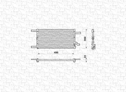 Magneti Marelli 350203144000 - Condensateur, climatisation cwaw.fr