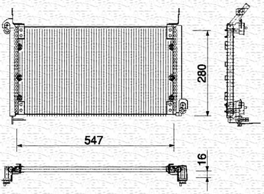 Magneti Marelli 350203135000 - Condensateur, climatisation cwaw.fr