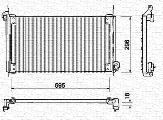 Magneti Marelli 350203131000 - Condensateur, climatisation cwaw.fr