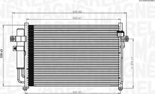 Magneti Marelli 350203846000 - Condensateur, climatisation cwaw.fr