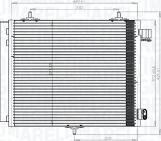 Magneti Marelli 350203818000 - Condensateur, climatisation cwaw.fr