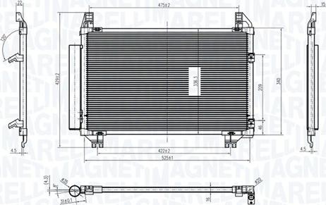 Magneti Marelli 350203837000 - Condensateur, climatisation cwaw.fr