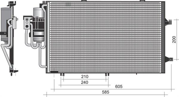 Magneti Marelli 350203371000 - Condensateur, climatisation cwaw.fr