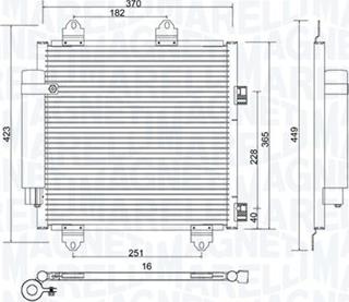 Magneti Marelli 350203753000 - Condensateur, climatisation cwaw.fr