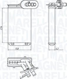 Magneti Marelli 350218494000 - Système de chauffage cwaw.fr