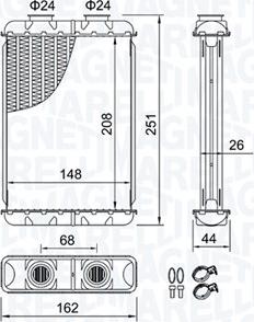 Magneti Marelli 350218501000 - Système de chauffage cwaw.fr