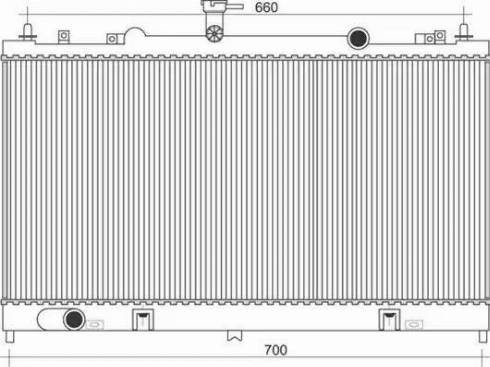 Magneti Marelli 350213941000 - Radiateur, refroidissement du moteur cwaw.fr