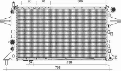 Magneti Marelli 350213958000 - Radiateur, refroidissement du moteur cwaw.fr